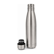 Zodiac Maritime 500ml Metal Termos Paslanmaz Çelik, Şık Ve Dayanıklı Su Şişesi Metalik