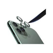 Kamera Lens Koruyucu Kırılmaz Metal Çerçeveli Kamera Lens Koruma Yeşil Apple İphone 13 Pro İphone 13 Pro Max İle Uyumlu Ürün