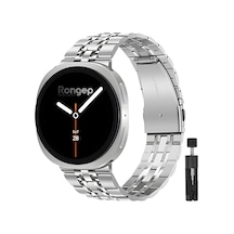 Prestige Steell Samsung Galaxy Watch 9/8 44mm/40mm/classic 46mm İle Uyumlu Çelik Kordon Kısaltma Aparatlı Paslanmaya Dayanıklı Katlanır Toka Mekanizmalı Samsung Watch 9 Kordon Çok Renkli