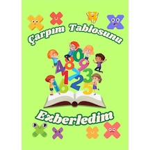 48 Adet Öğrenci Başarı Tebrik Kartı 70x50 Mm Çarpım Tablosunu Öğrendim
