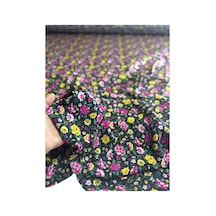 Pamuk Viskon Kumaş 150 Cm En Dökümlü Elbiselik Şalvarlık 1000 -90 Pembe-sarı