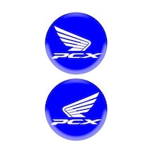 Pcx Deflektör Damla Logo Sticker 5.5cm 02 Diğer