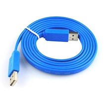 Usb 2.0 Erkek / Usb Erkek High Speeed Flat Kablo - 5 Metre