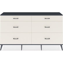 Arges Konsol 6 Çekmeceli 176x30x99 Aytaşı-antrasit/aytaşı Antrasıt/aytası - Aytası