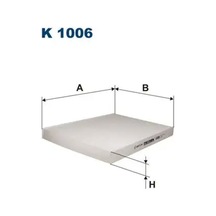 Fıltron K1006 Polen Filtresi 1h0819638a 1h0819638b 1h0819644