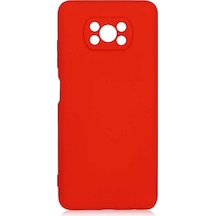 Xiaomi Poco X3 Kılıf Lansman Tasarım Iç Yüzeyi Kadife Silikon