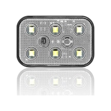 Sanel 24V Universal Kare 6 Led Dış Makan Uyumlu Beyaz SBD24W6