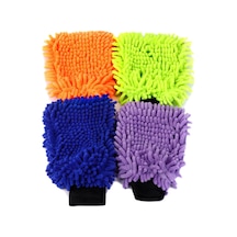 4 Set Su Geçirmez Mikrofiber Yıkama Eldiveni, Araç Yıkama Eldiveni, Temizleme Bezi, Temizlik Be