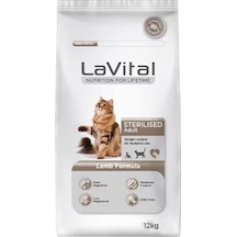 Lavital Kuzu Etli Kisirlastirilmis Kedi Mamasi 12 KG