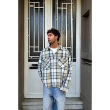 Flaw Ekose Cepli Gömlek Yeşil-28207 Yeşil