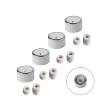Arçelik Uyumlu Düğme 4 Lü Takımı Ankastre Set Üstü Ocak Düğmesi - 551841782