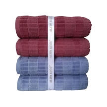 Land Havlu 4 Adet- K.pembe İndigo