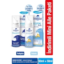 Sterimar Isotonic Yetişkin Burun Spreyi 50 ML + Isotonic Baby Burun Spreyi 50 ML