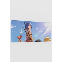 Xiangling Genshin Impact Anime Oyuncu V2 - 90x40 Xxl Gaming Mouse Pad Fare Altlığı