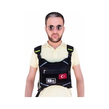 Motorcu Göğüs Çantası Reflektörlü Su Geçirmez Kan Grubu B-