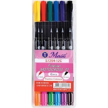 6 Renk Keçeli Kalem Soft Pen Masis Fineliner Softpen Kalem 6 Renk