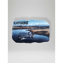 Kayseri Temalı Çatlatma Polyester Magnet Buzdolabı Süsü