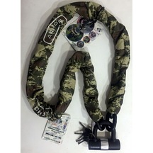 Armor 714 Military Serisi Çelik Zincir 1.80 Mt. 14 Mm + U Kilit