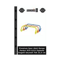 Premium Spor Aleti Denge Parkur Scx-1211 Zıplama Engelli Geçmeli Tek 22,5 Cm Çok Renkli