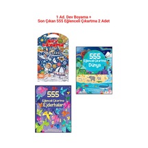 1 Ad. Dev Boyama + 555 Eğlenceli Çıkartma Dünya + 555 Eğlenceli Çıkartma Ejderhalar, Serinin Son Set
