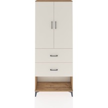 Arges Dolap 3 Raflı 2 Çekmeceli 2 Kapaklı 88x30x221 Çam-aytaşı Atlas Çam