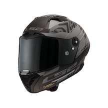 Ls2 Thunder Karbon Gp Aero Polar Kapalı Kask Siyah