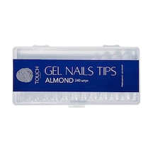 Gel Nails Tips Almond 240'lı Kutusu - Yumuşak Jel Tırnak Ucu Profesyonel Kalite