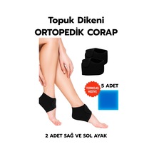 2li Topuk Dikeni Silikon Tabanlı Ortopedik Çorap Azaltıcı Çatlak Nasır Ayak Destek Çorapları
