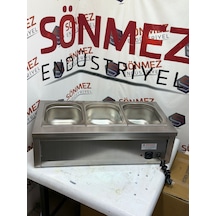 Sönmez 3'lü Benmari 1/2 Gn Set Üstü Elektrikli 87x40 Cm
