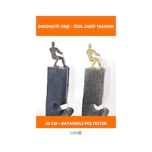 Polyester Modern Zarif Dekoratif Obje 33 Cm 1 Adet