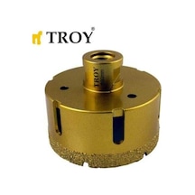 Troy 27450-80 Avuç Taşlamalar İçin Seramik Kuru Elmas Delici, 80mm
