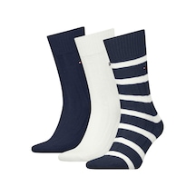 Tommy Hilfiger Th Men Sock 3p Gıftb Erkek Lacivert Çorap - S701235377 Lacivert