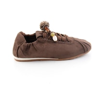 Bambi Kahve Süet Kadın Sneaker K01235044572