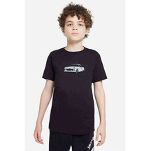 Chevrolet 1955 Baskılı Unisex Çocuk Siyah Tshirt