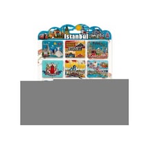 Hubrendy Emin İstanbul Temalı Silikon Buzdolapı Süsü Magnet 12'li Set 54802608