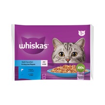 2 Adet Whiskas Pouch Balıklı Kedi Maması 4'lü Paket