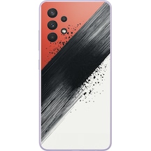 Samsung Galaxy A32 Uyumlu Renk Paleti Baskılı Silikon Kılıf Renkli