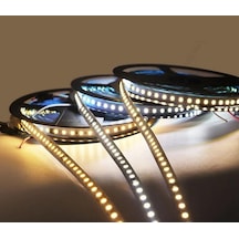 24 Volt Beyaz Akar Yürüyen Piksel Şerit Led 2835 Çip 120 Led 10 Metre