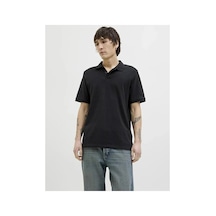 Jack & Jones Jack&jones 12270150 Yakali Erkek Tshirt - Siyah