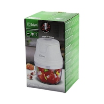 Kiwi Kc-8203 Usb Şarjlı Mini 3 Bıçaklı Blender Rondo Gıda Doğrayıcı 350ml Mika Kristal Hazne