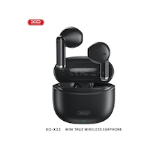 Özel Seri Yürüyüş Cihazı Müzik X33 Mini Jade Crystals Kulaklık Siyah V5.3