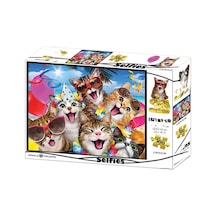 Kediler Partide 500 Parça Yetişkin Puzzle