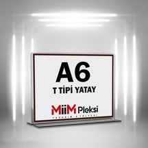T Tipi A6 Pleksi Föylük Broşürlük-Yatay A6 Föylük-10 Lu Paket (478896439)