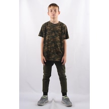 Alexandergardi Alexandergardı Kamuflaj Desenli Çocuk T-shirt C23-906 00 001