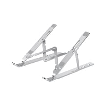 Thentech Alüminyum Malzeme Katlanabilir Sağlam Laptop Dizüstü Bilgisayar Tablet Standı Izgaralı Ayarlanabilir