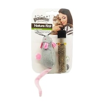 Pawise 28302 Catnip Otu + Catnipli Fare Kedi Oyuncağı