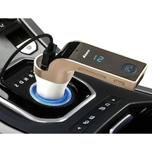 Hubrendy Çer Carg7 Bluetooth Araç Fm Transmitter Usb Girişli