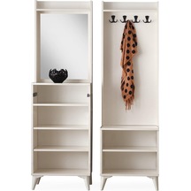 Irmak Portmanto Askılık Ayakkabılık Aynalı 100x37x195 001