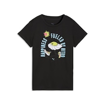 Puma Run Nitro Graphic Kadın Siyah Koşu T-shirt 52844301