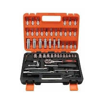 1/4 Cırcırlı 53 Parça Lokma Anahtar Takımı Ve Bits Uç Seti, 50-59 Parça - Banyo Yapı & Hırdavat